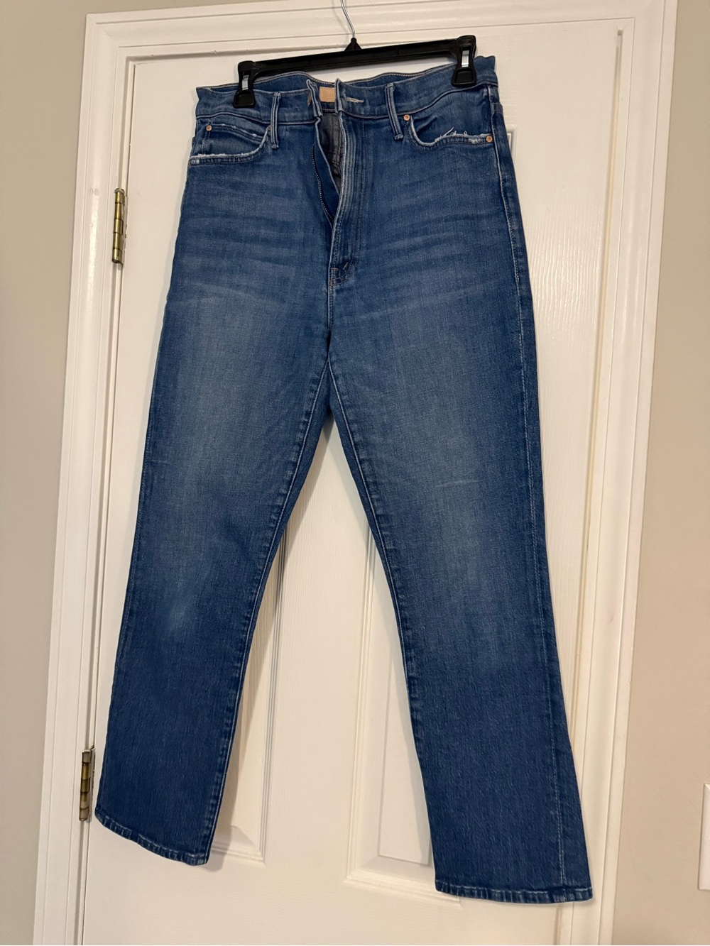MOTHER Denim The Swooner Rascal Ankle in Where Is My Mind? Sz 30